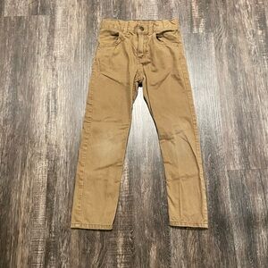 H&M Tan Straight Slacks 6X